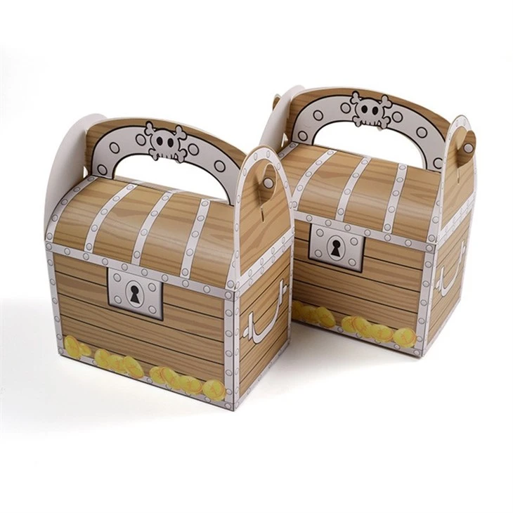 Hand Treasure Folding Wood Grain Gift Box